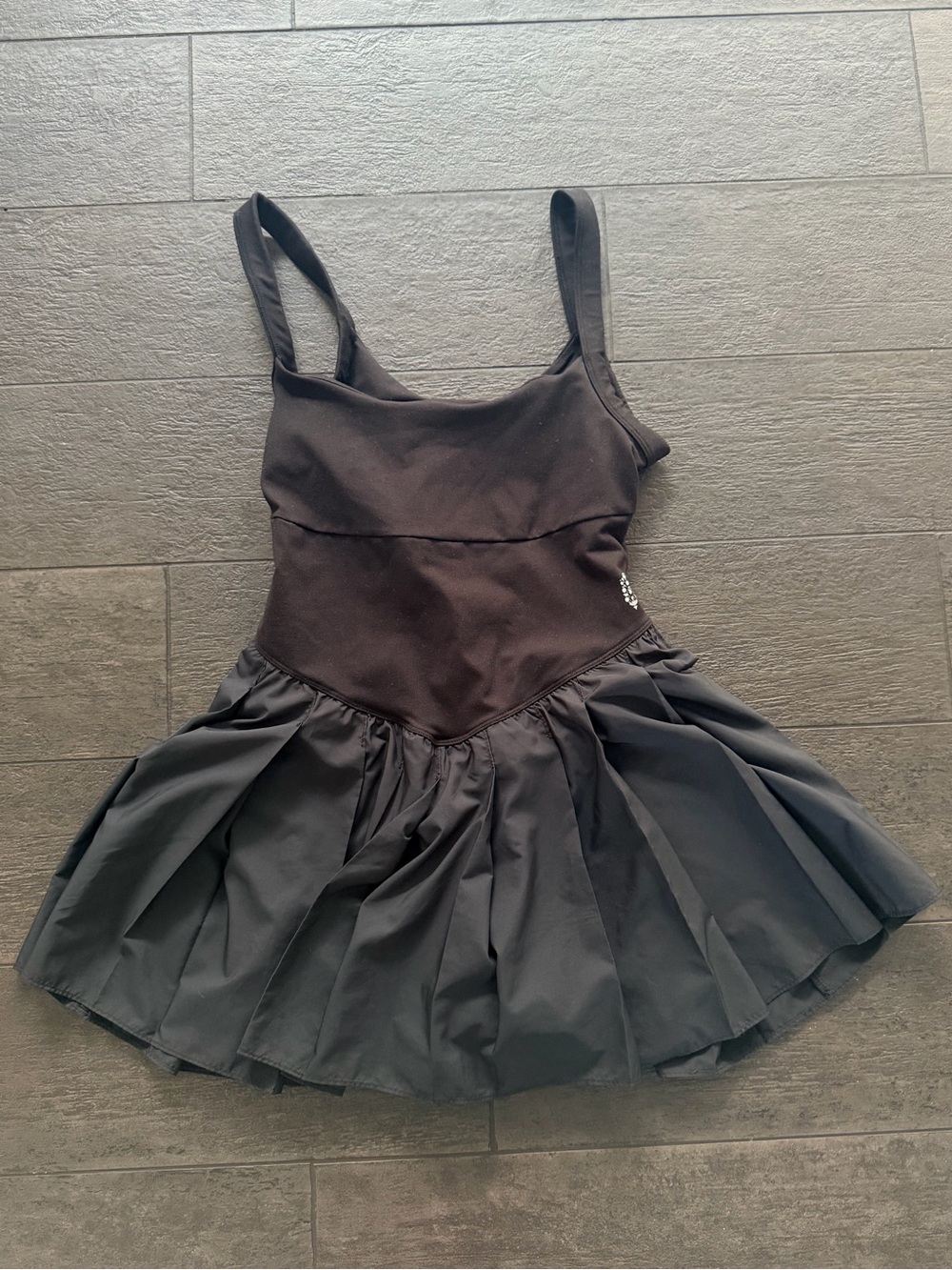 FP Movement by Free People Black Dance Tank Dress